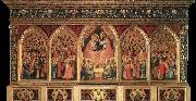 GIOTTO di Bondone Baroncelli Polyptych oil on canvas